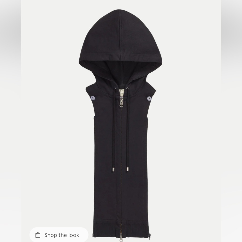 Veronica Black Hooded Dickey